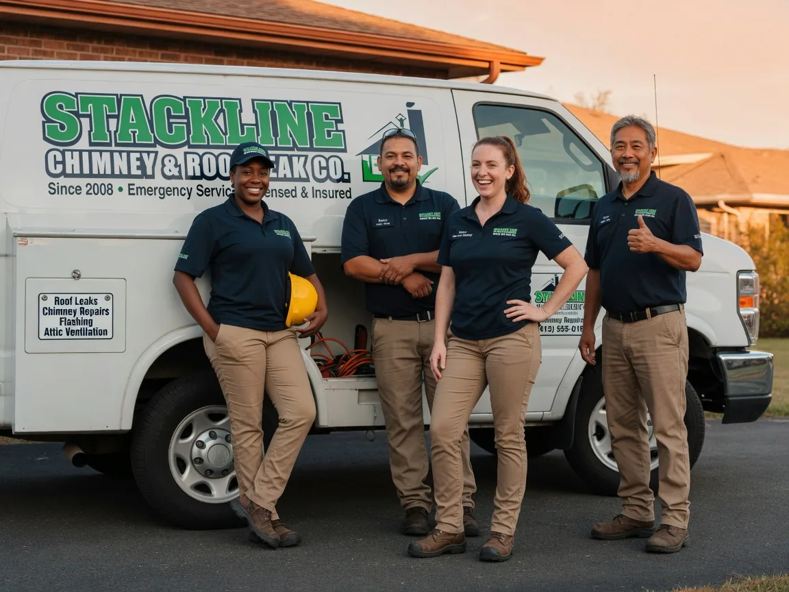 Chimney flashing repair company in Easton, WA